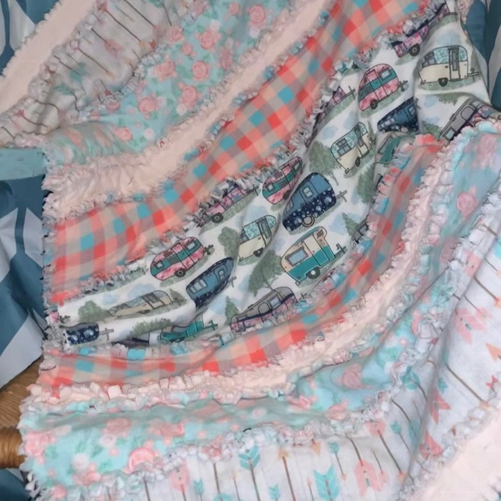 New handmade kids throw